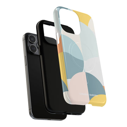 Abstract Geometric Calm - Tough + MagSafe® iPhone 15 Phone Case