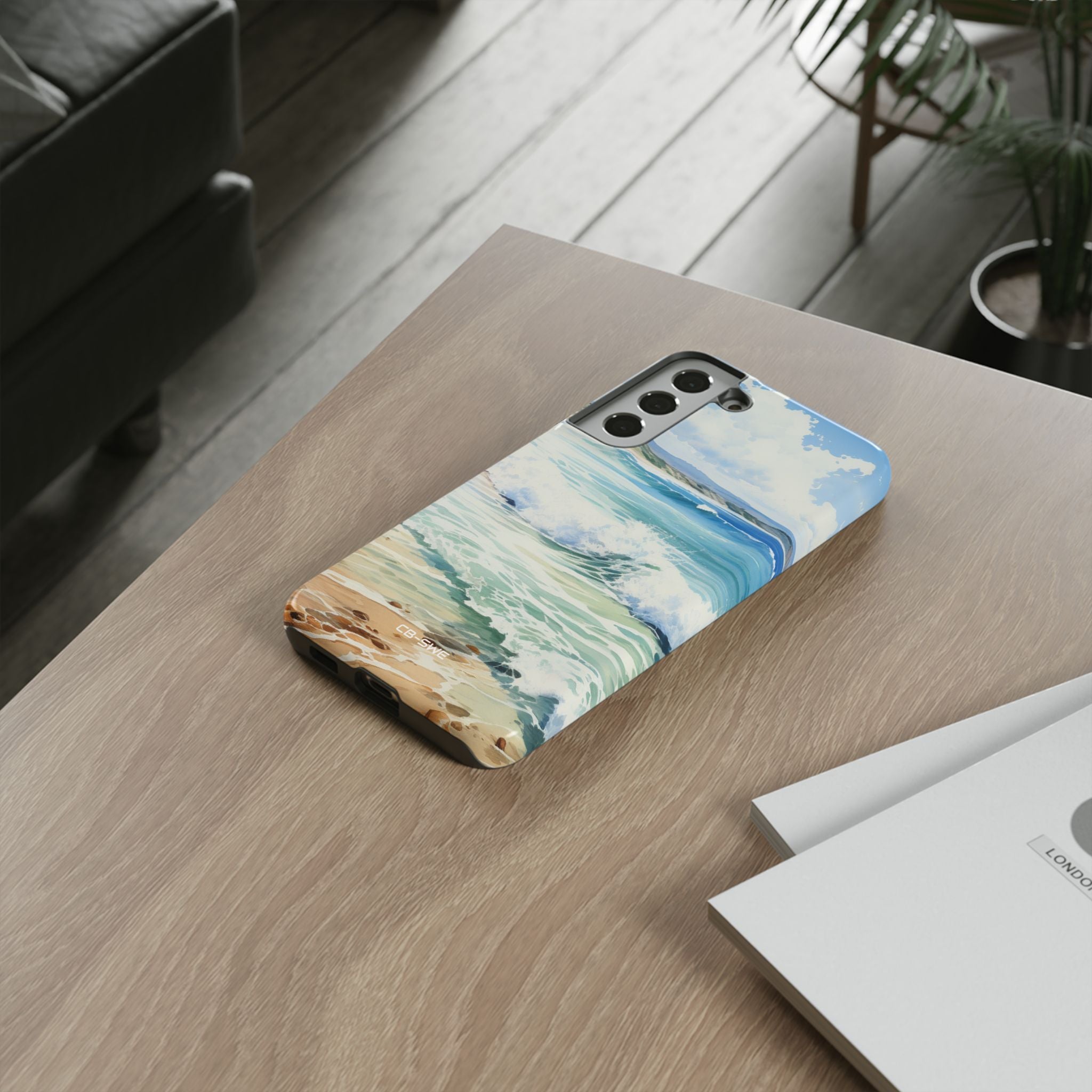 Serene Coastal Watercolors - Samsung Case