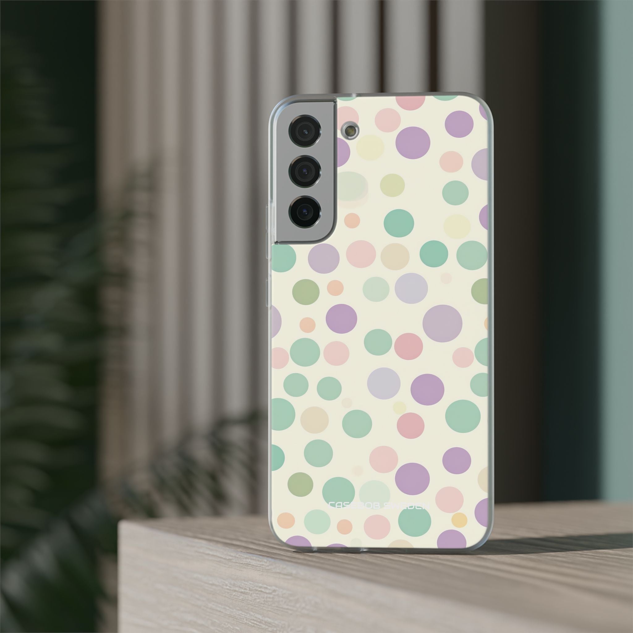 Playful Pastel Polka Dots - Flexi Samsung S22 Phone Case