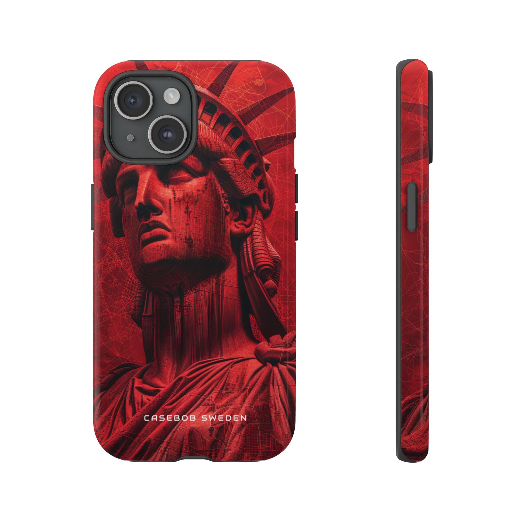 Zen Red Liberty Vision iPhone 15 - Robuste Handyhülle