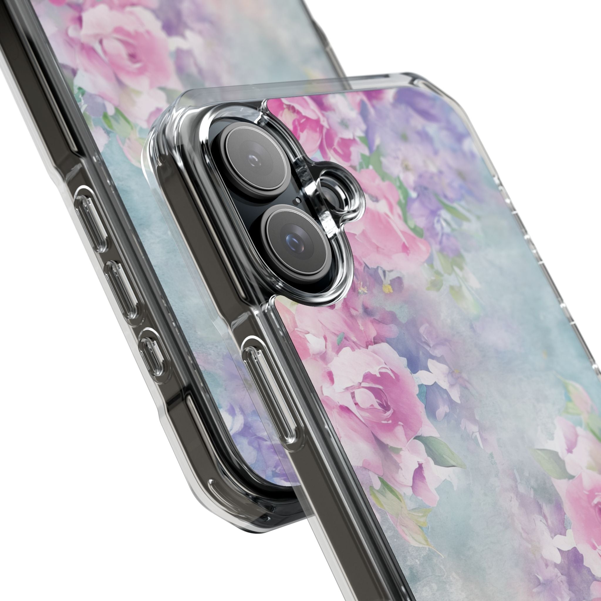 Dreamy Floral Watercolor - Clear Impact iPhone 16 Phone Case