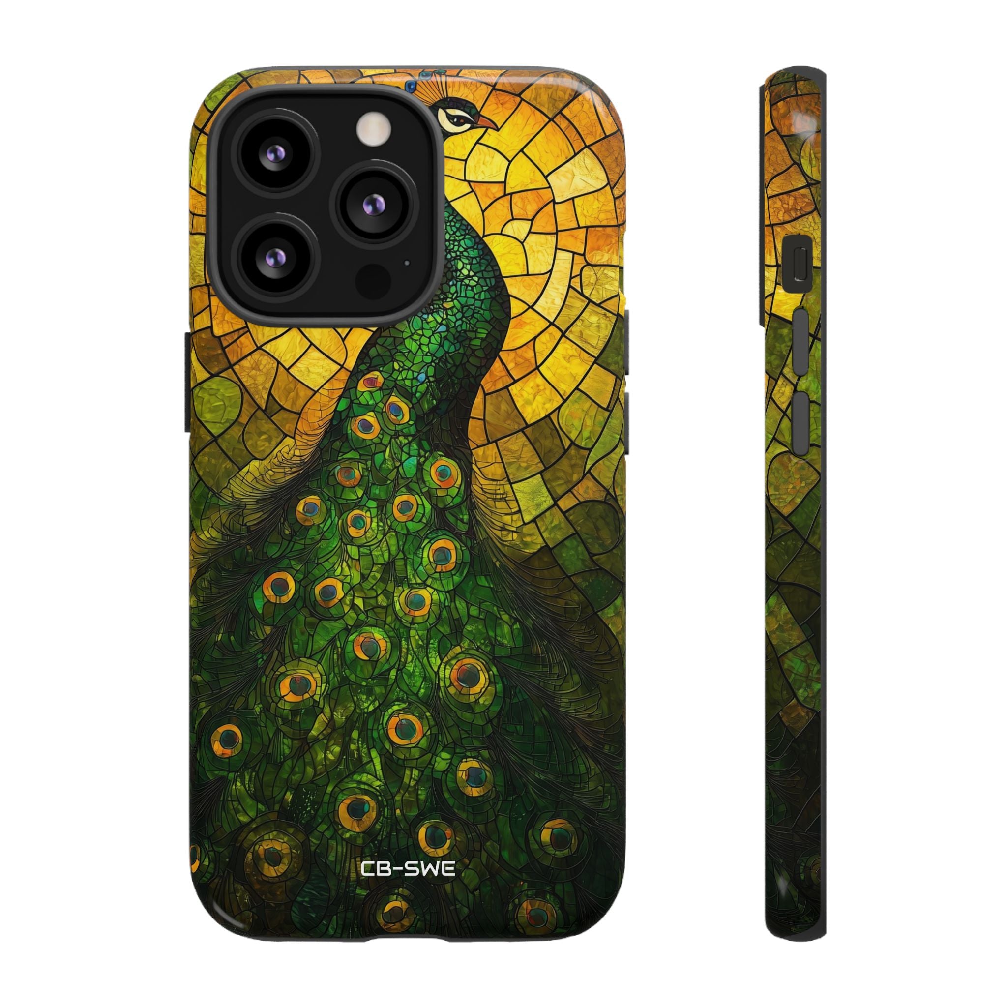 Peacock Spreads Light - iPhone Case