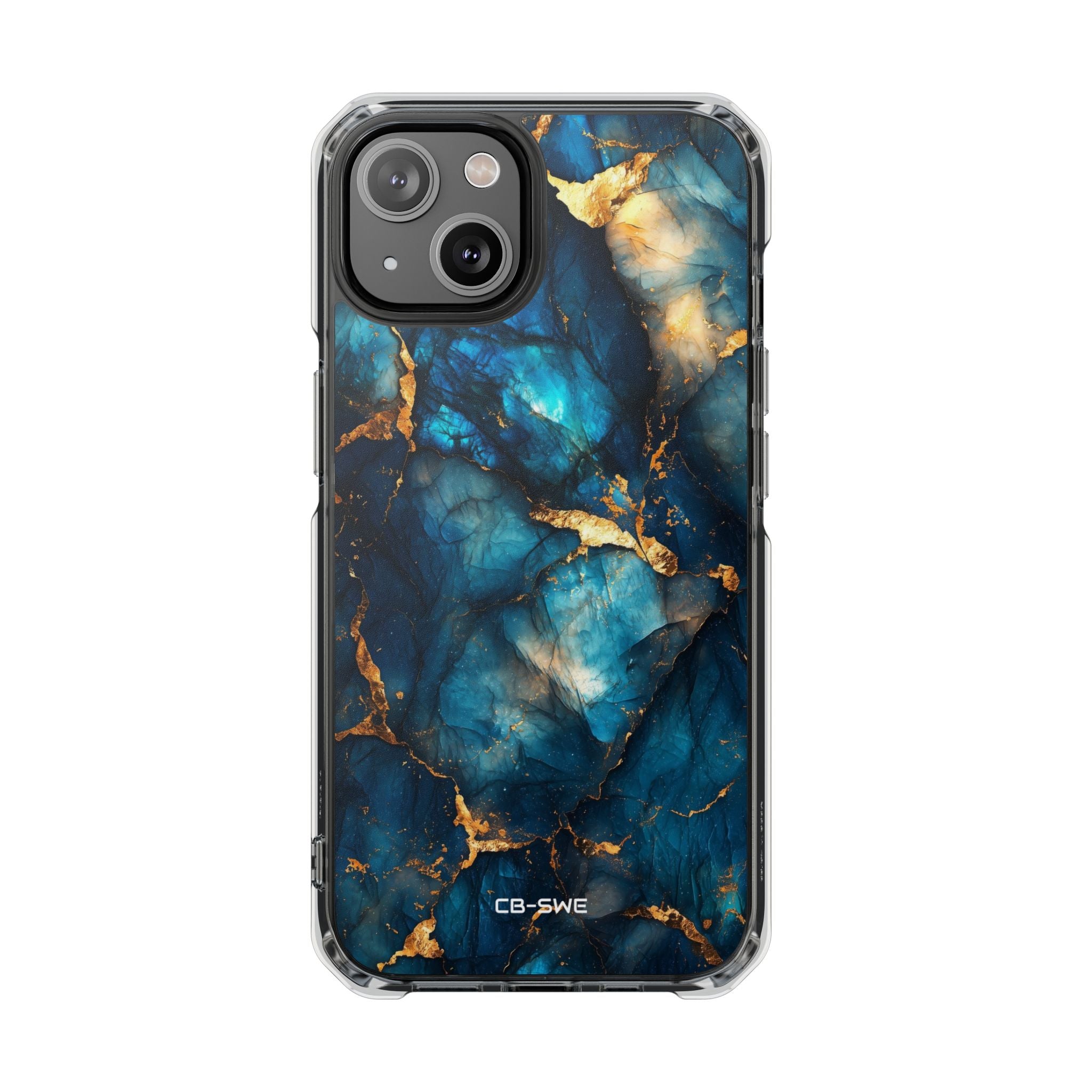 Luminous Gold Veins iPhone Case - Impact