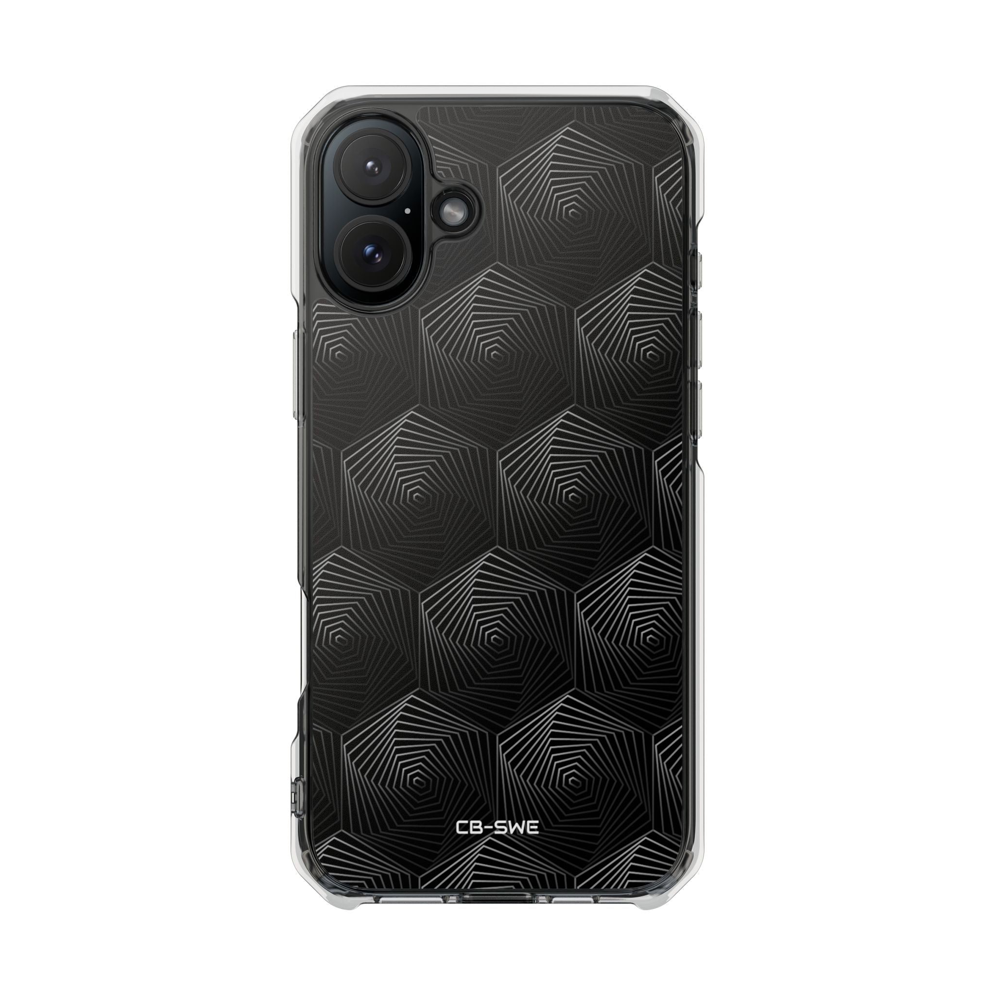 Geometric Spiral Illusion iPhone Case - Impact