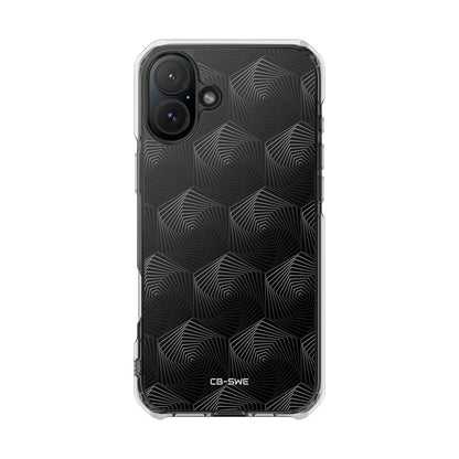 Geometric Spiral Illusion iPhone Case - Impact