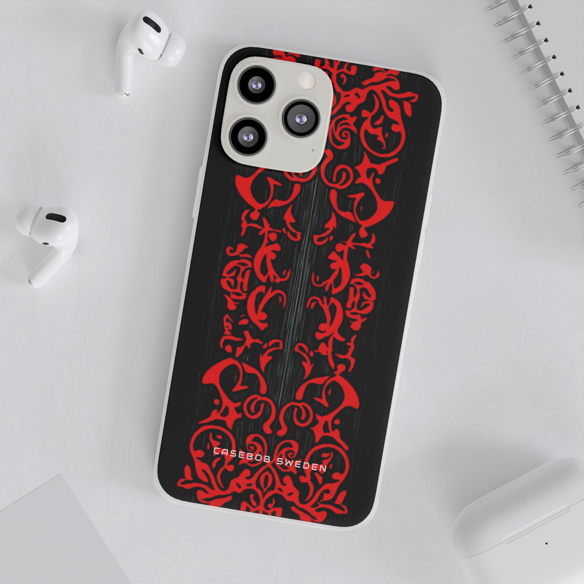 Gothic Crimson Symmetry iPhone 13 - Flexi Phone Case