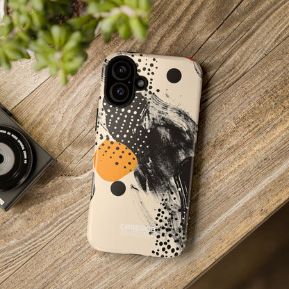 Swirl Chaos Geometry iPhone 16 - Tough