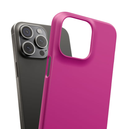 Medium Violet Red iPhone 15 - Slim Phone Case