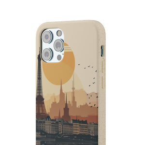 Parisian Sunset Serenity | Biodegradable Phone Case