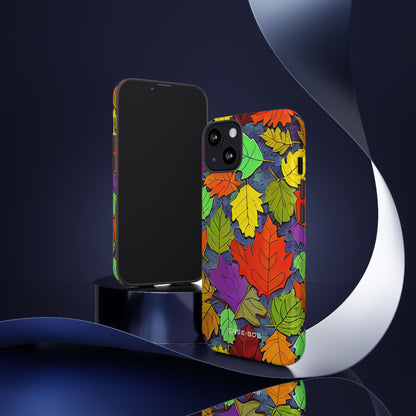 Vivid Leafburst iPhone 13 Case - Tough
