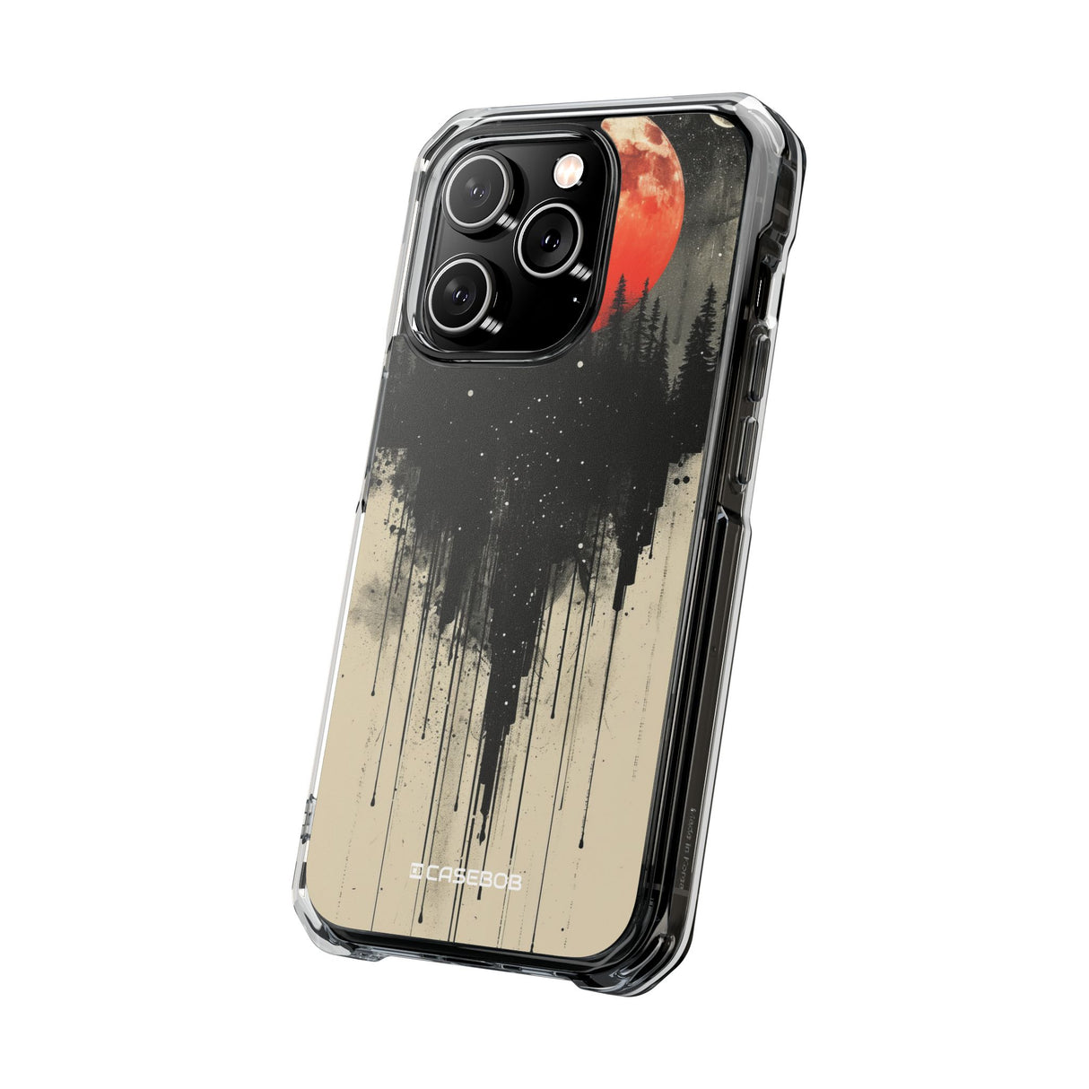 Ethereal Moonscape - Phone Case for iPhone (Clear Impact - Magnetic)