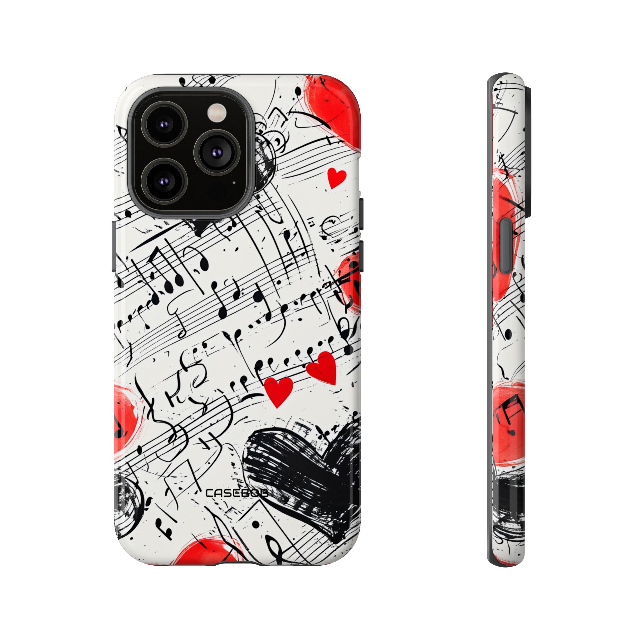 Melodic Love Notes - Protective Pixel Case - Protective Phone Case