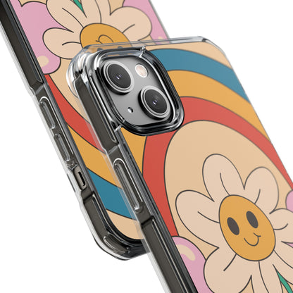 Joyful Retro Bloom iPhone Case - Impact