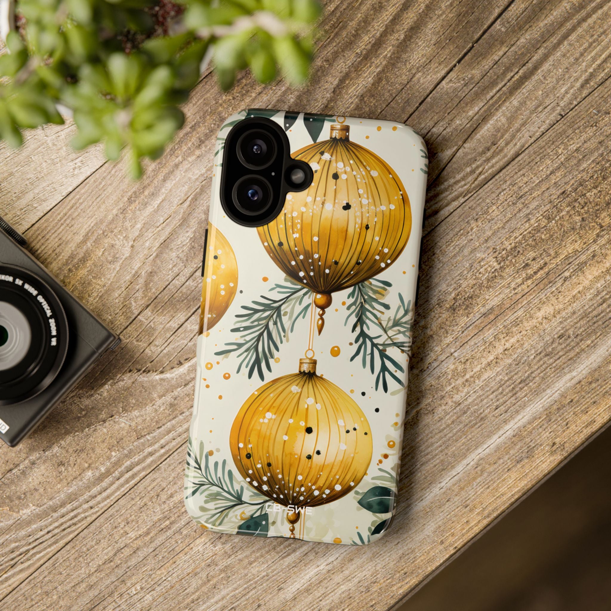 Golden Ornaments Shine - iPhone Case