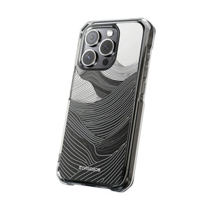 Optical Fluidity - Phone Case for iPhone (Clear Impact - Magnetic)