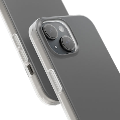 Dim Gray iPhone 15 - Flexi Phone Case