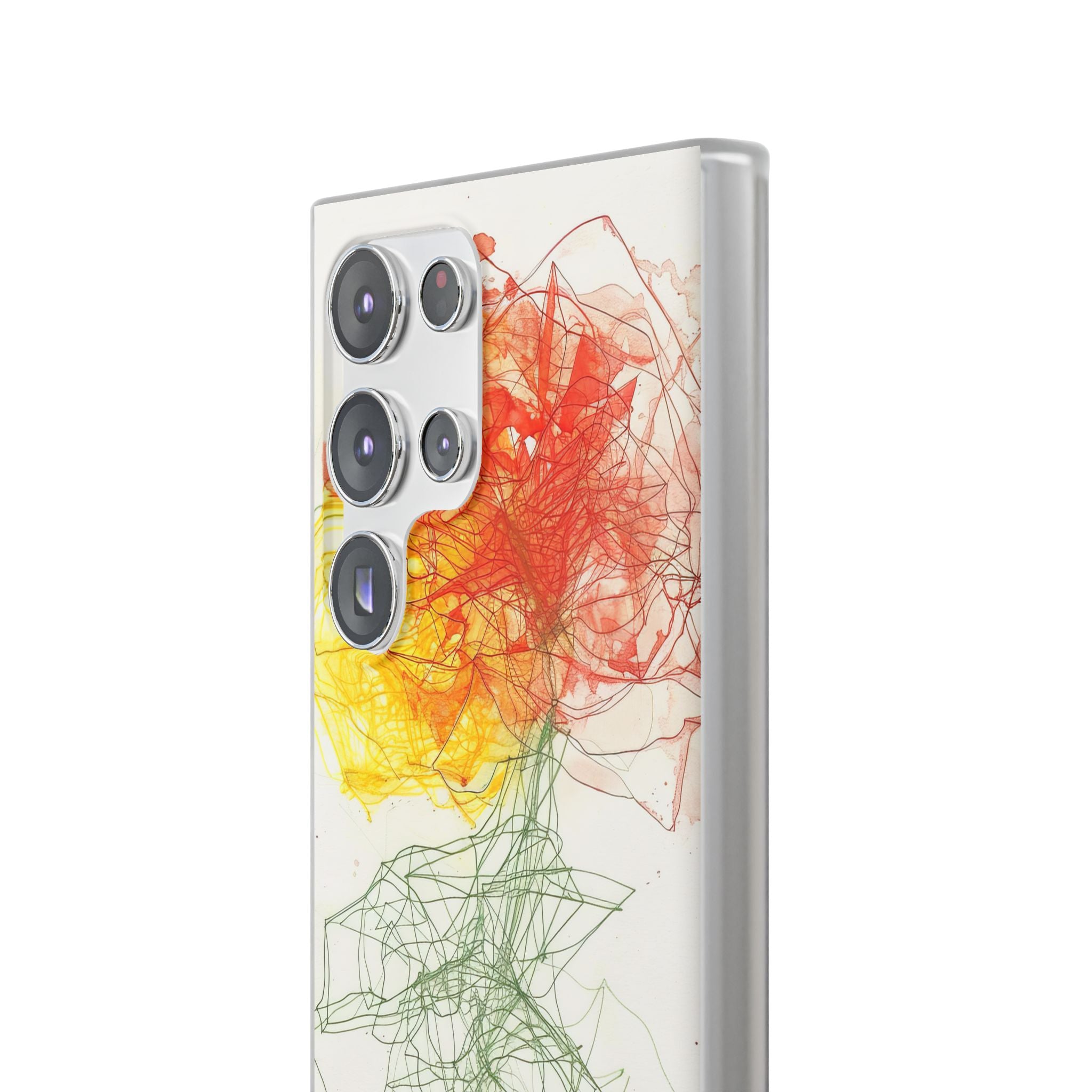 Fiery Blossom | Flexible Phone Case for Samsung Galaxy