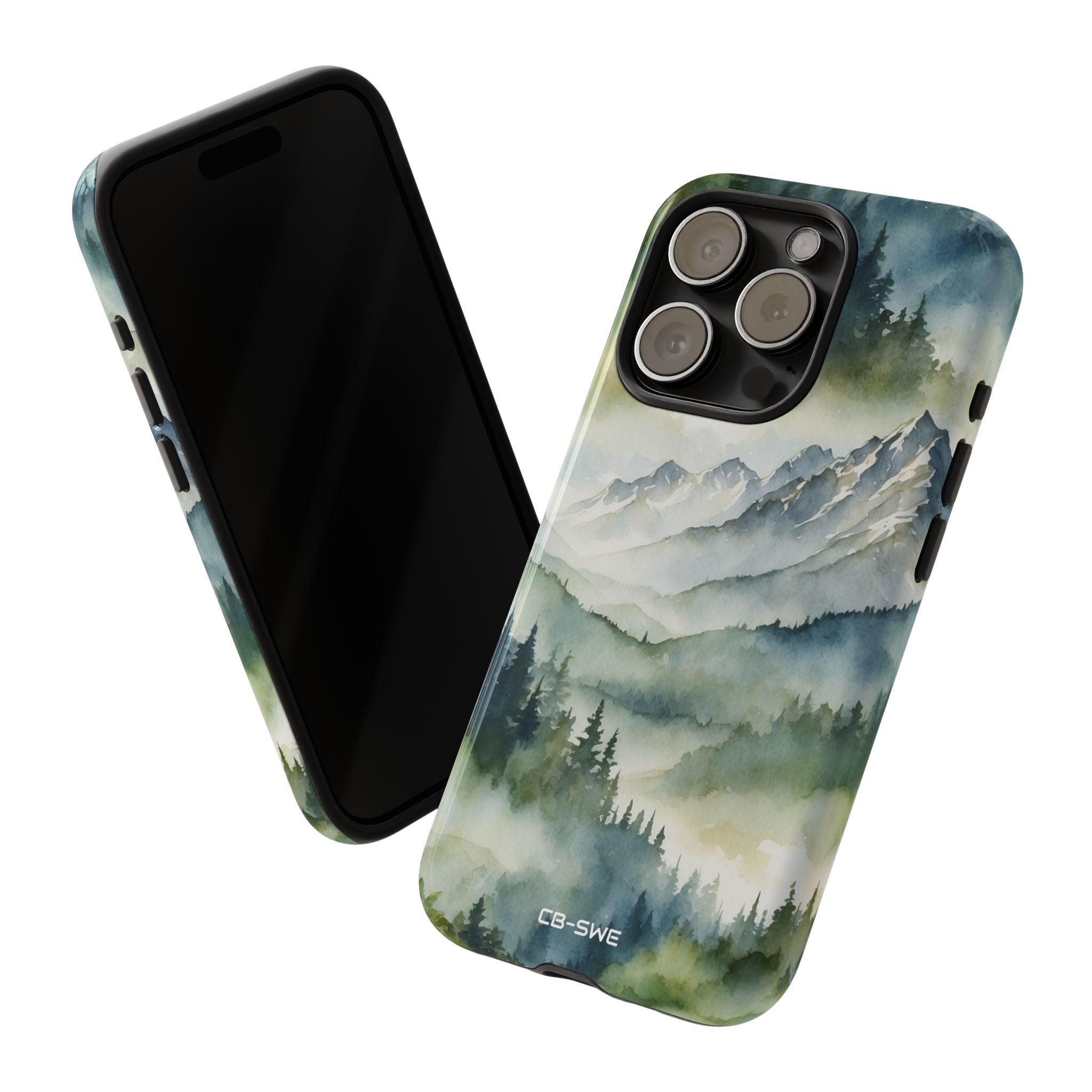 Misty Peaks Emerge - iPhone Case