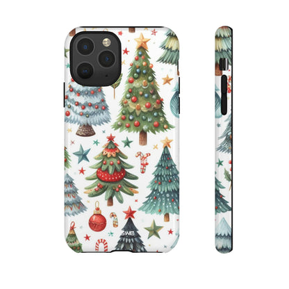 Whimsical Trees Sparkle - iPhone Case