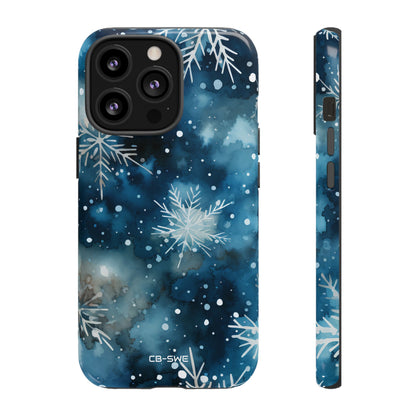 Snowflakes Dance Gracefully - iPhone Case