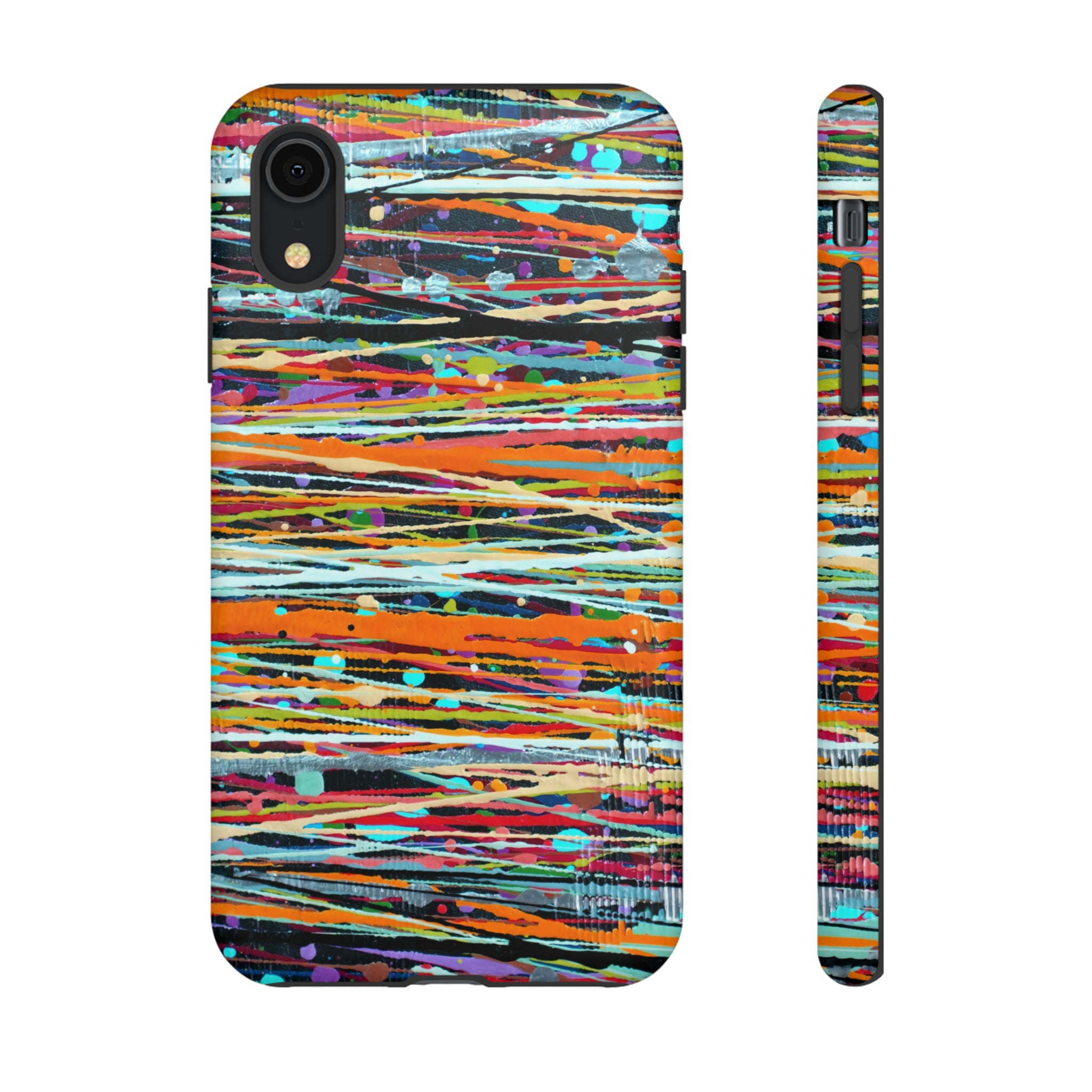 Oil painting - Stripe - Protective Phone Case