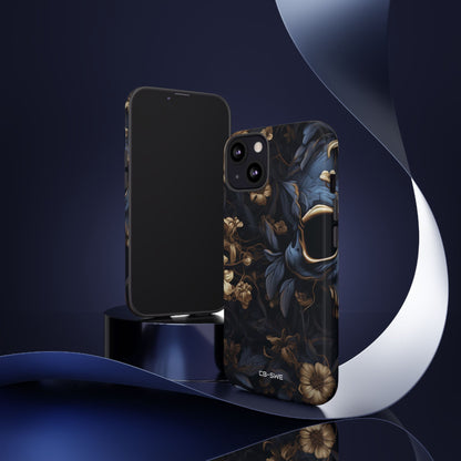 Gothic Floral Skull - iPhone Case