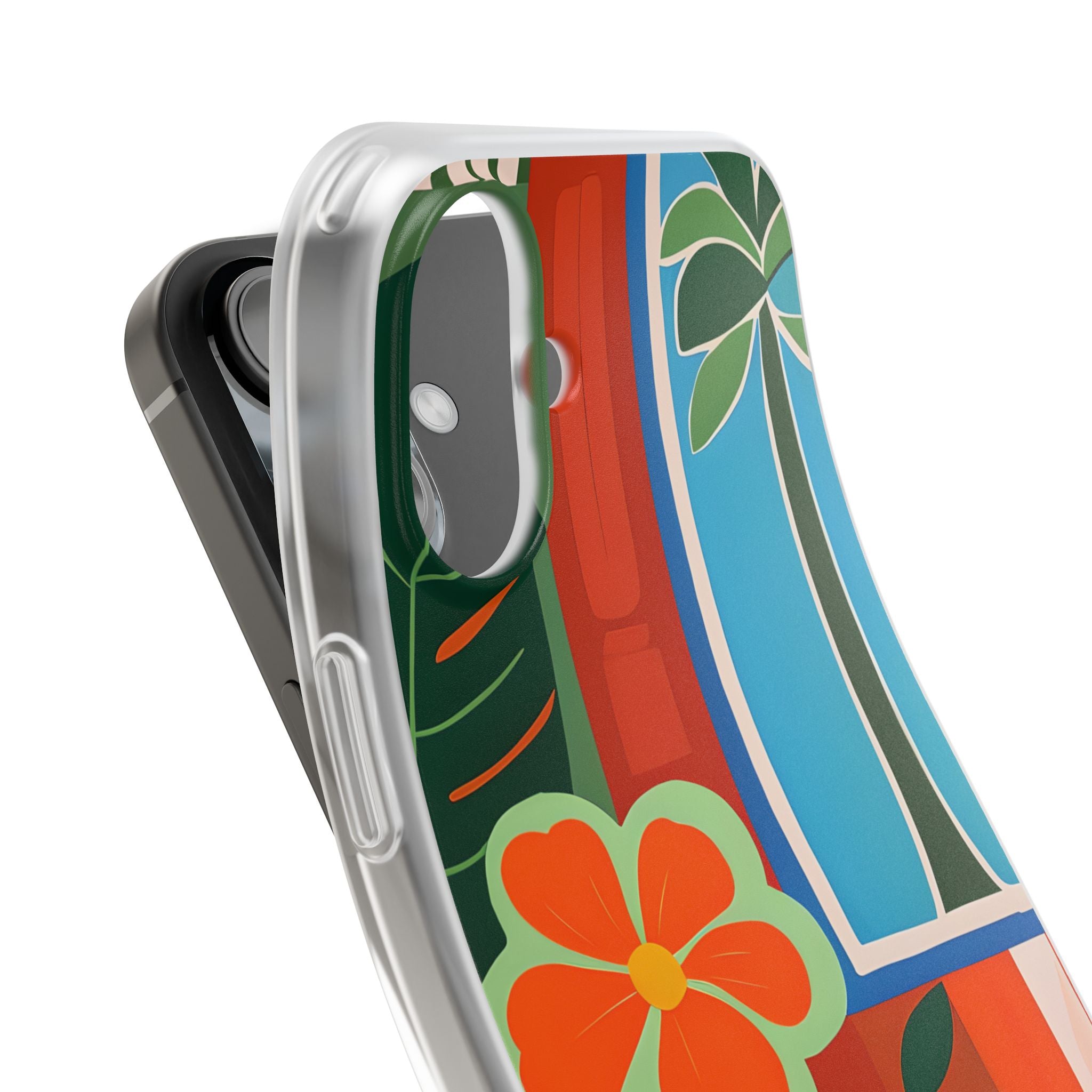 Orange Blossom Burst iPhone 16 Plus Case - Soft