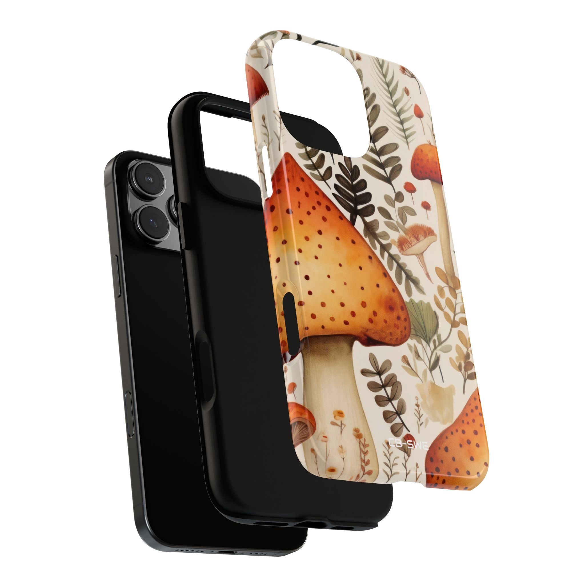 Mushrooms Sprout Cheerfully - iPhone Case
