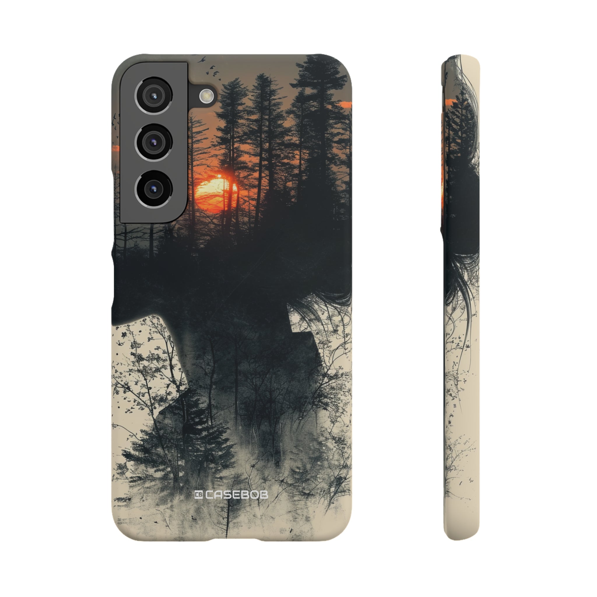 Tranquil Silhouette | Slim Phone Case for Samsung