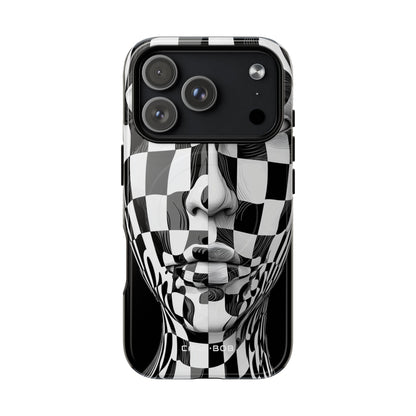 Checkered Face iPhone 17 Pro Case - Tough+