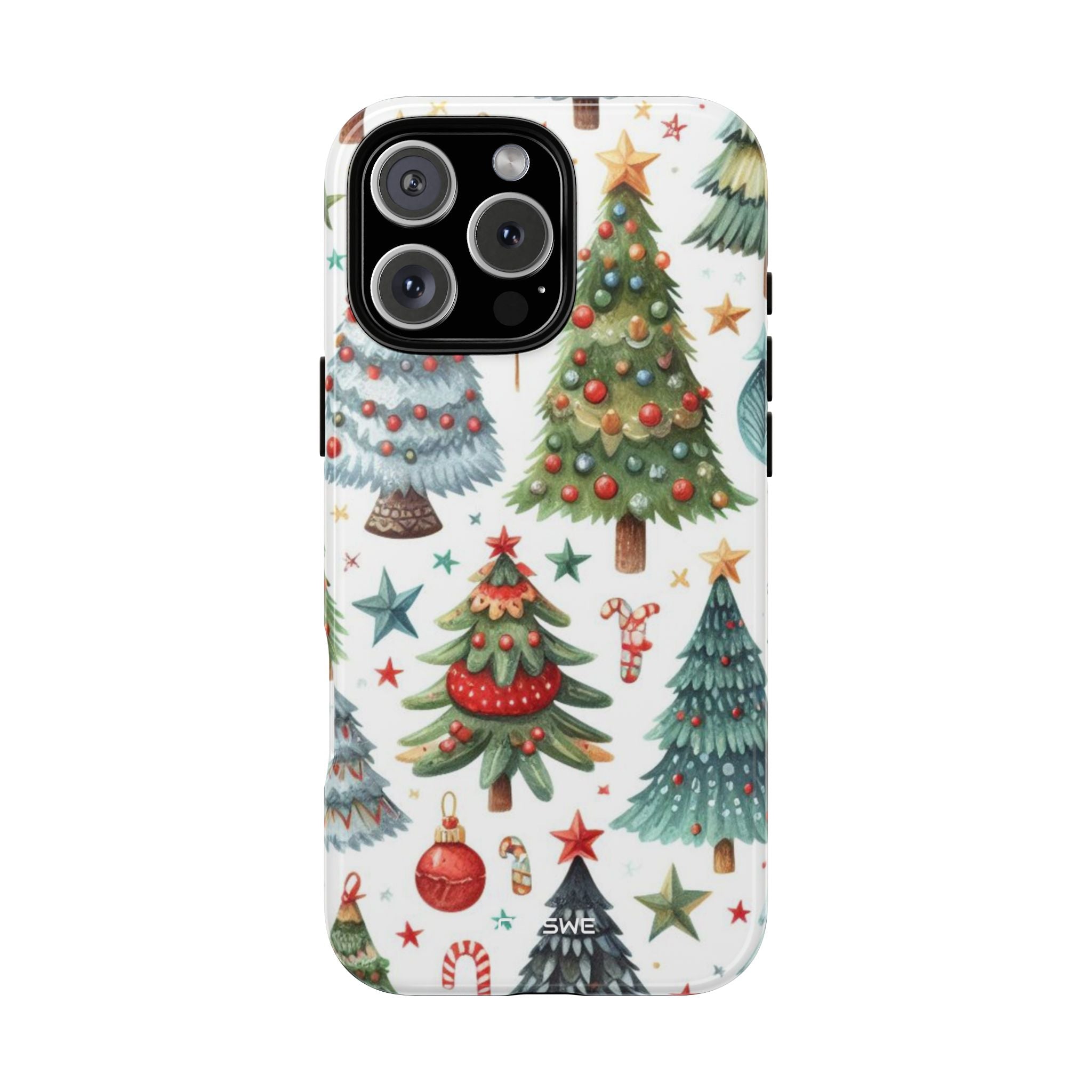 Whimsical Trees Sparkle - iPhone Case