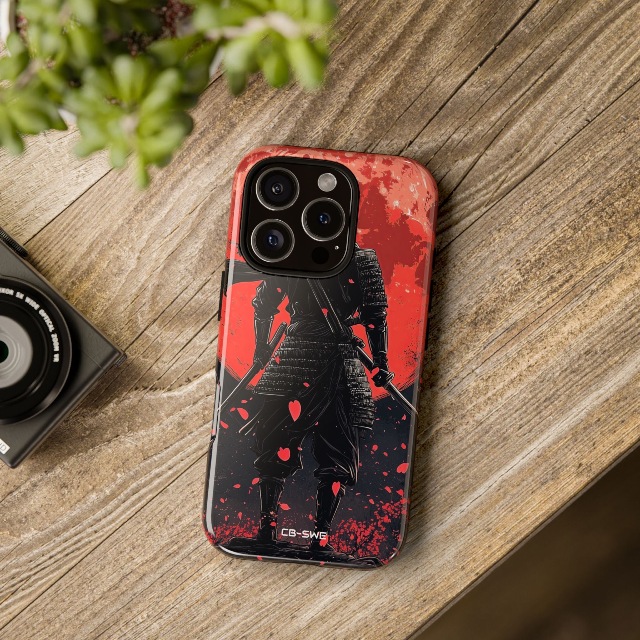 Ninja Faces Moon - iPhone Case