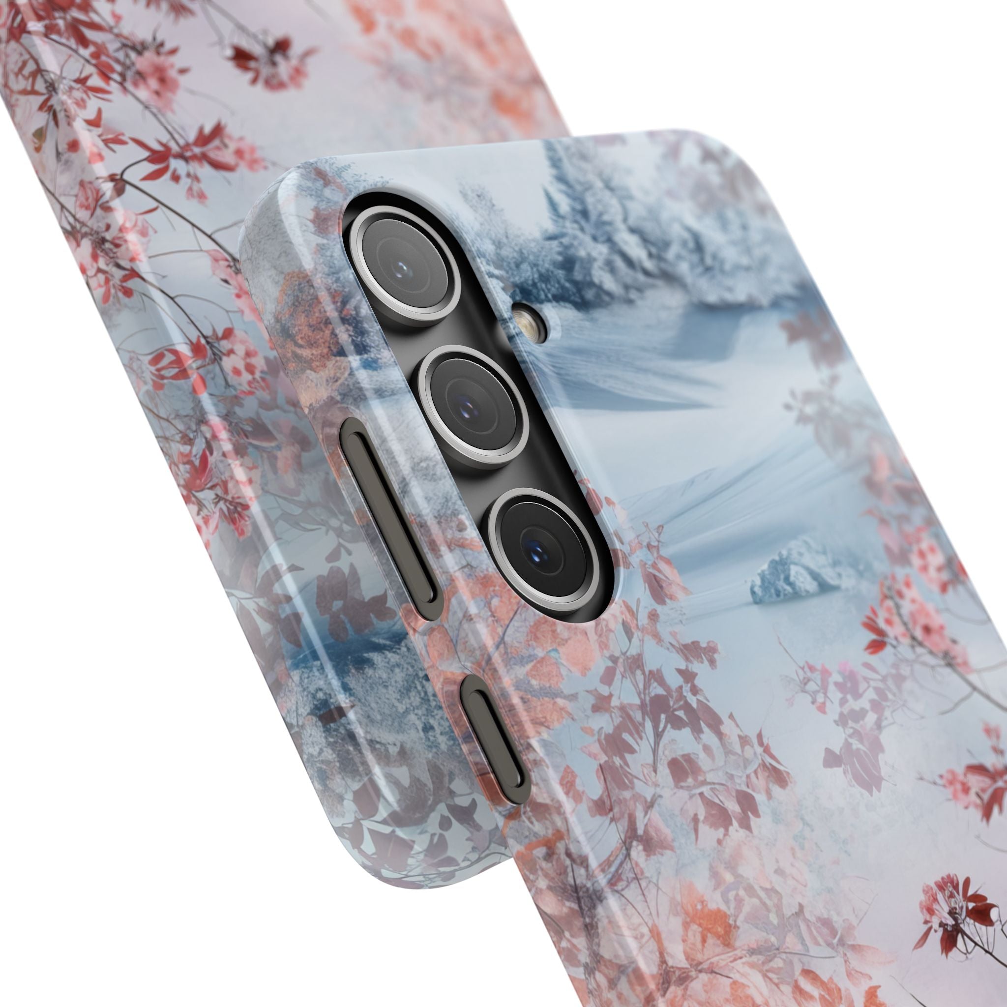 Floral Serenity Case - Slim Samsung S24 Phone Case