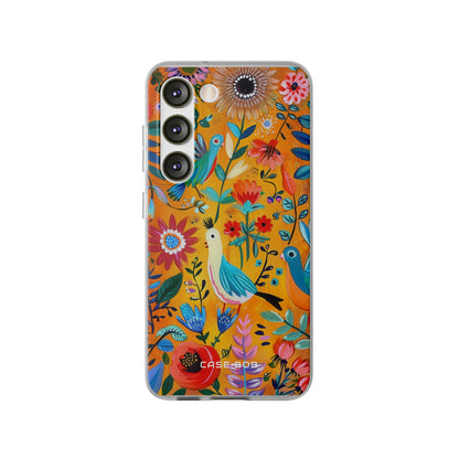 Colorful Birds Bloom Samsung S23 Case - Soft