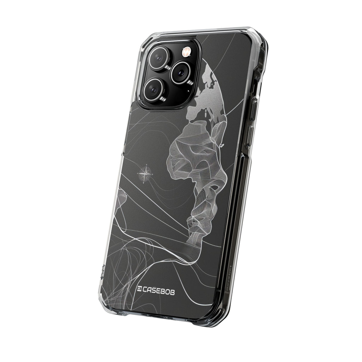 Fluid Earth Harmony - Phone Case for iPhone (Clear Impact - Magnetic)