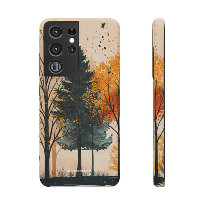 Autumnal Whispers | Slim Phone Case for Samsung