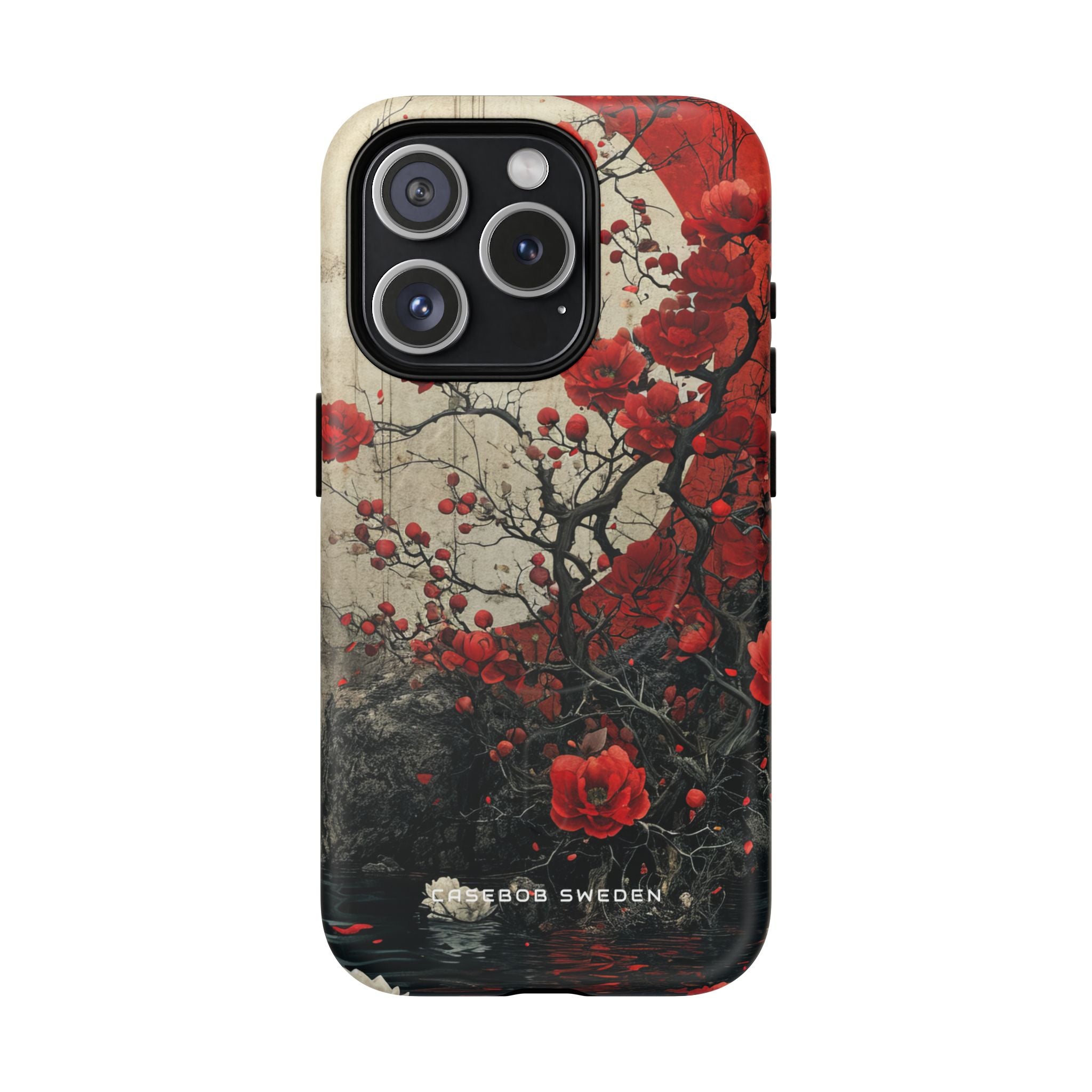 Zen Blossoms in Moonlight iPhone 15 | Tough+ Phone Case