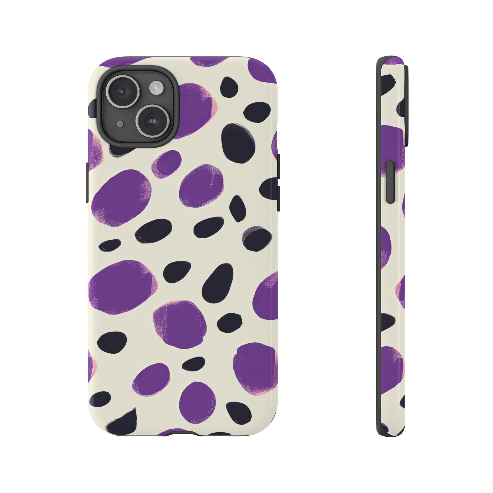 Purple Dot Matrix Case - Protective Phone Case