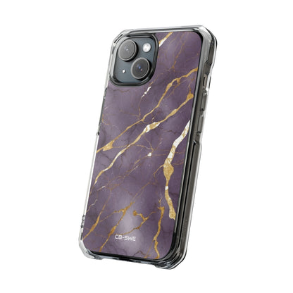 Golden Veins Flowing iPhone Case - Impact