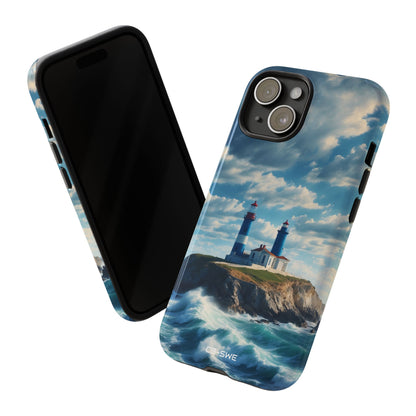Lighthouse Guards Waves - iPhone Case