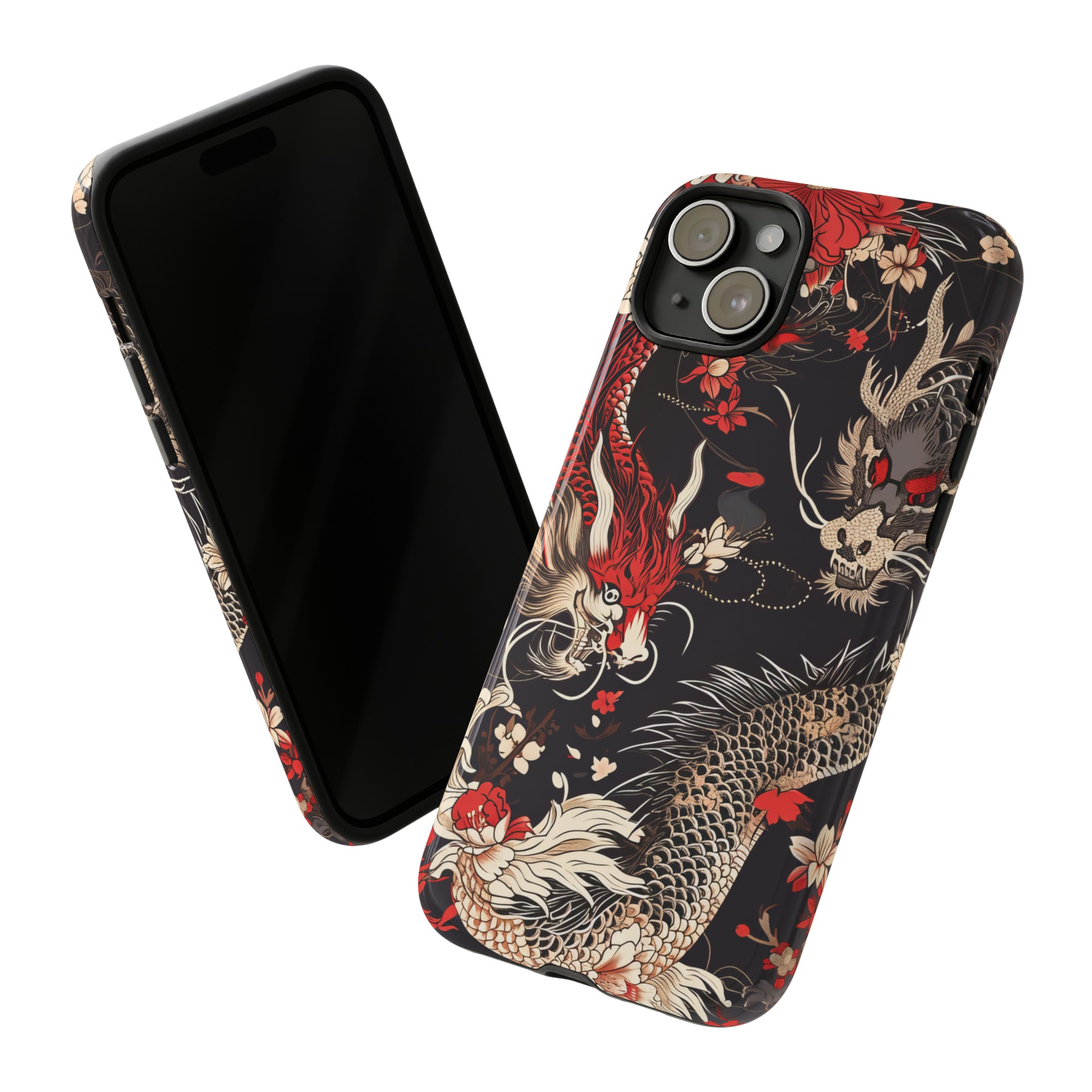 Oni Demons & Sacred Symbols - Protective Phone Case