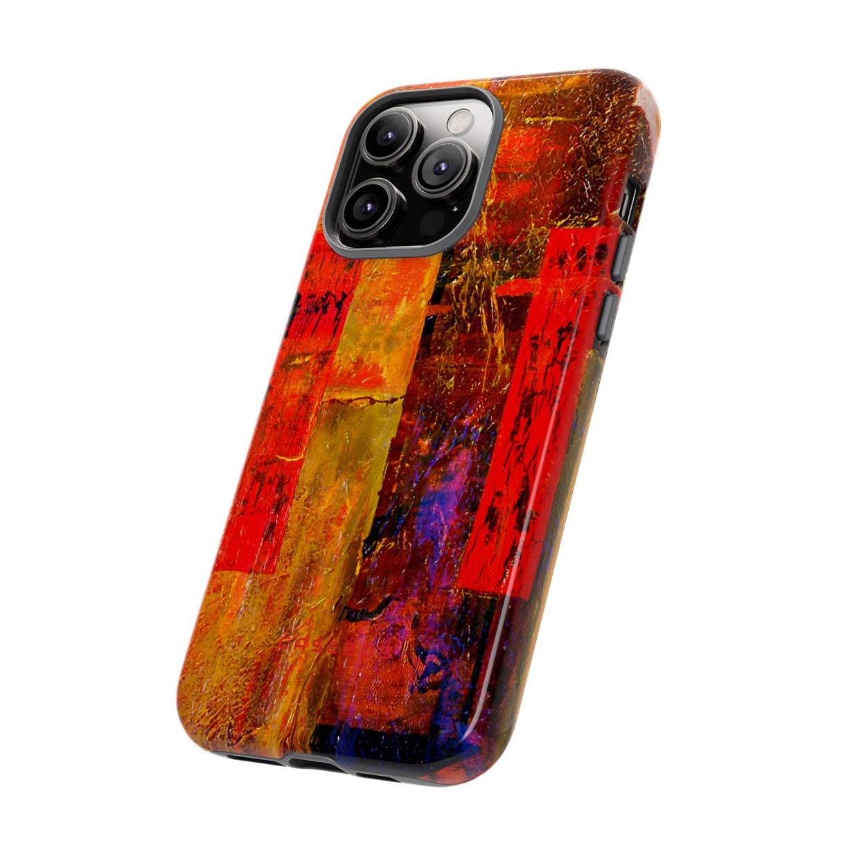 Red Oil Painting - Protective Phone Case