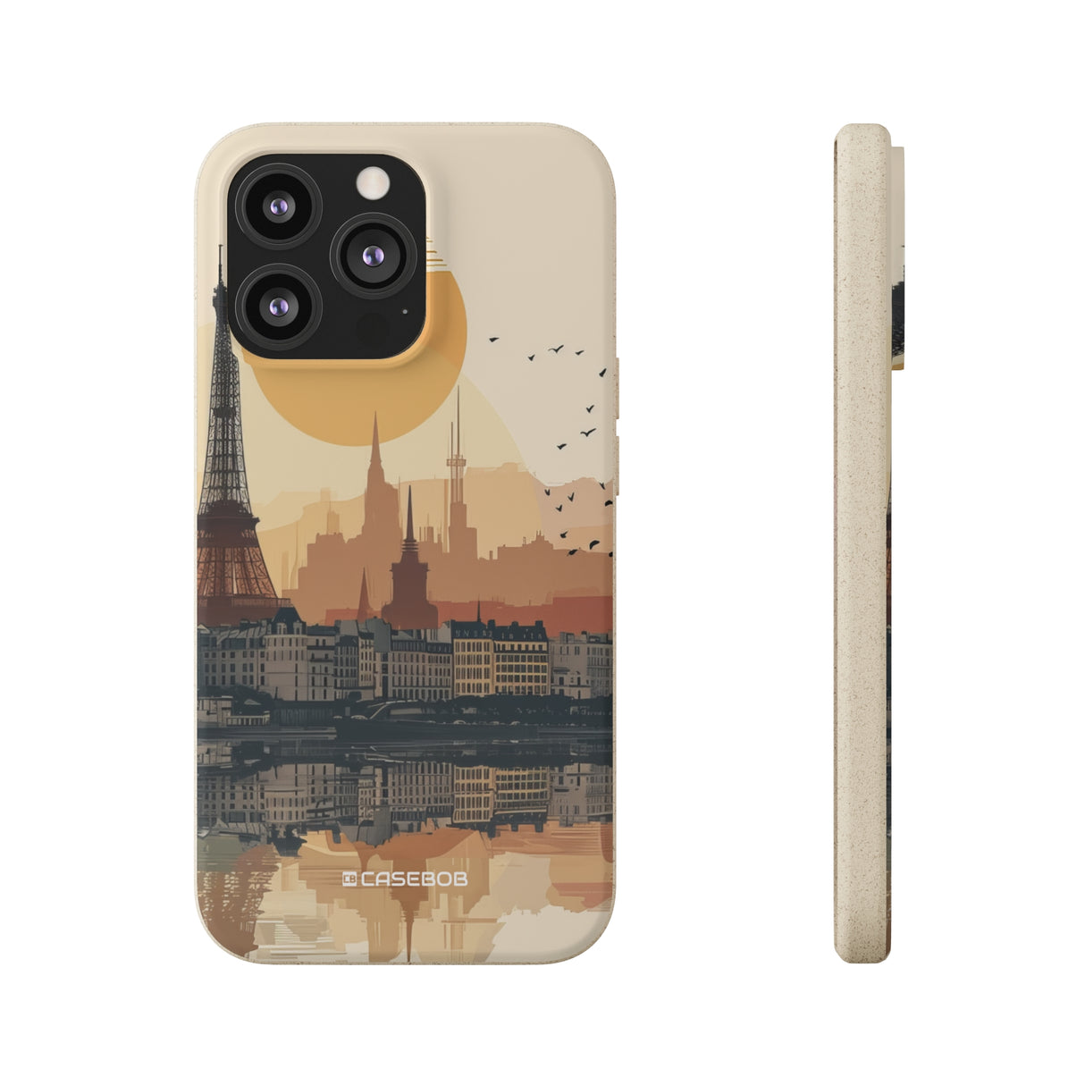 Parisian Sunset Serenity | Biodegradable Phone Case