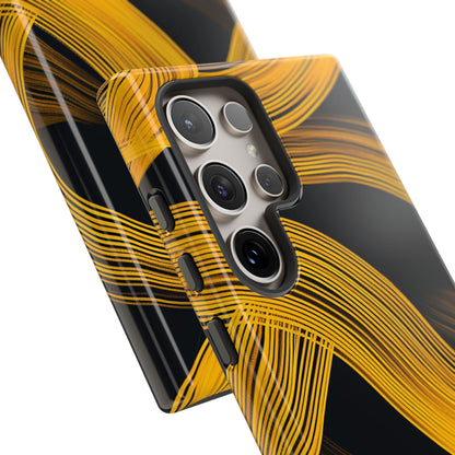 Linee Fluttuanti Gialle Samsung S24 - Tough