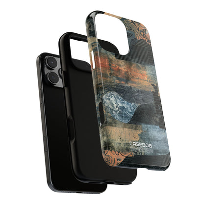 Rust Bloom Tangle iPhone 16 - Tough