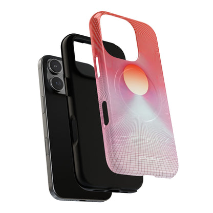 Orange Portal iPhone 16 Pro Case - Tough+