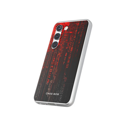 Crimson Glyphs Samsung S23 Case - Soft