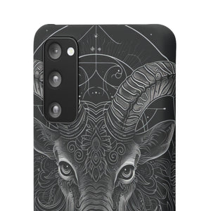 Mystic Ram Mandala | Slim Phone Case for Samsung