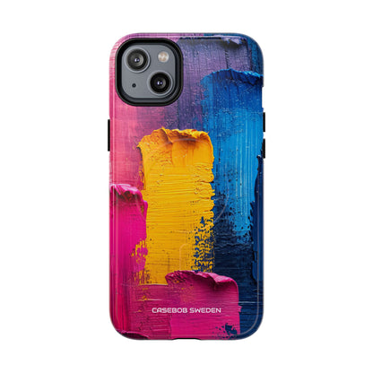 Bold Abstract Texture - Tough + MagSafe® iPhone 14 Phone Case