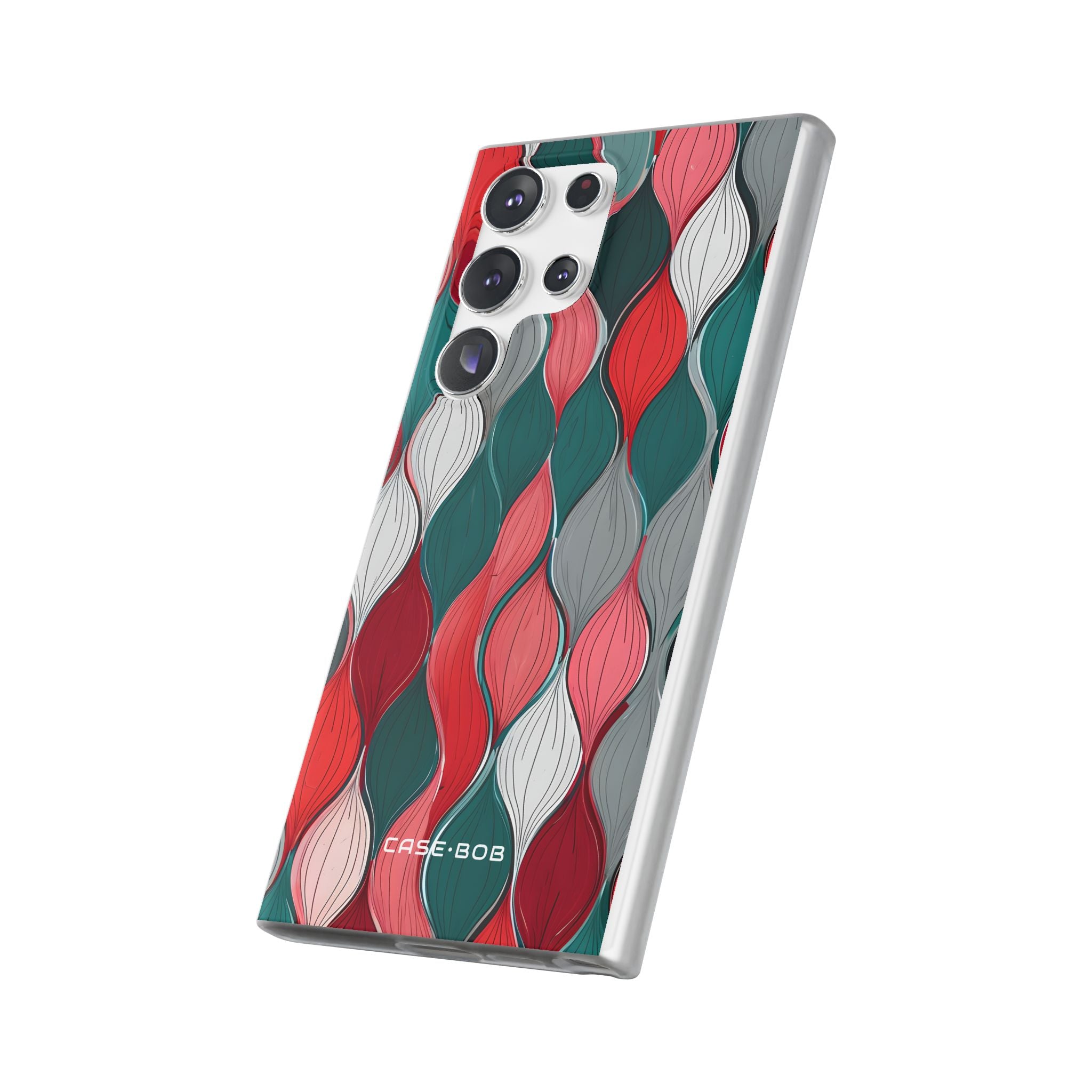 Leaf Cascade Teal Samsung S23 Ultra Case - Soft
